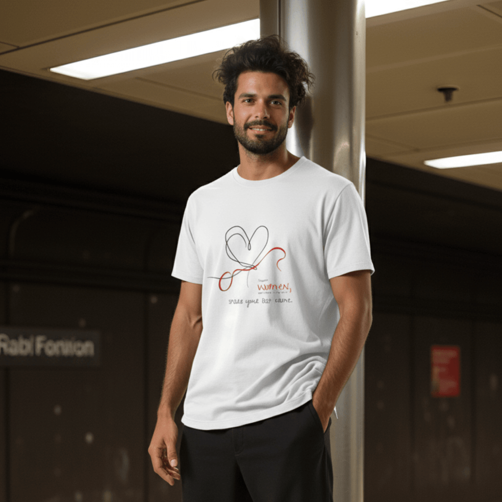 No Shit Shirts - Casual T-Shirt (Frontprint Large): Support women, even when they don’t share your last name. - Casual T-Shirts - basic