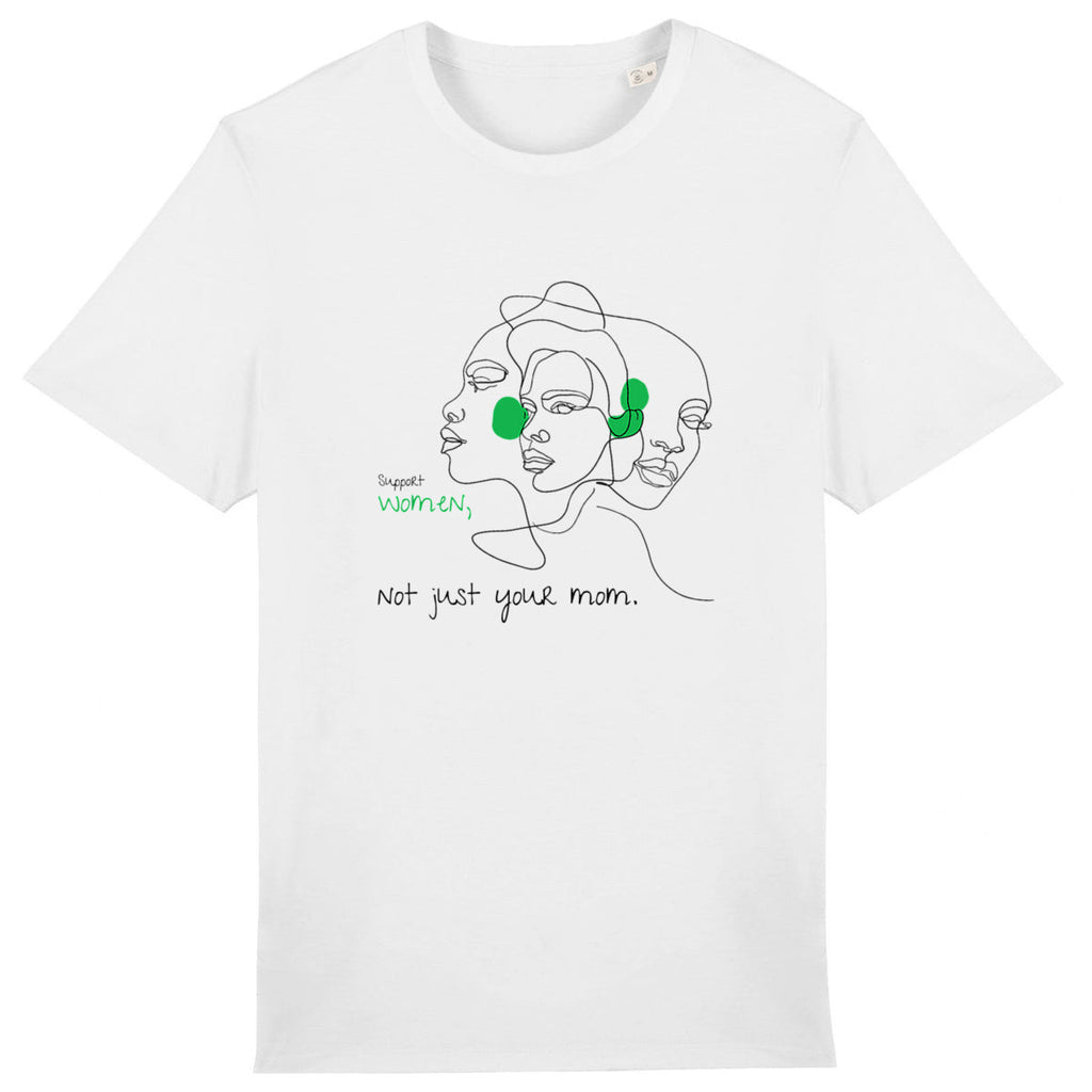 No Shit Shirts - Casual T-Shirt (Frontprint Large): Support women. Not just your mom - Casual T-Shirts - basic
