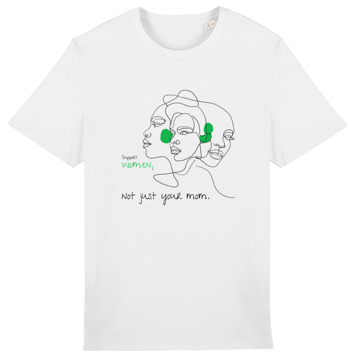 No Shit Shirts - Casual T-Shirt (Frontprint Large): Support women. Not just your mom - Casual T-Shirts - basic