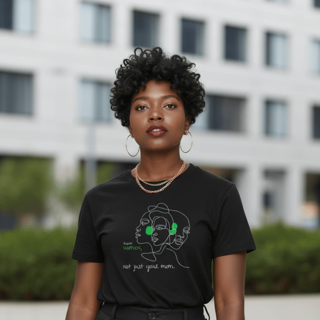 No Shit Shirts - Casual T-Shirt (Frontprint Large): Support women. Not just your mom - Casual T-Shirts - basic