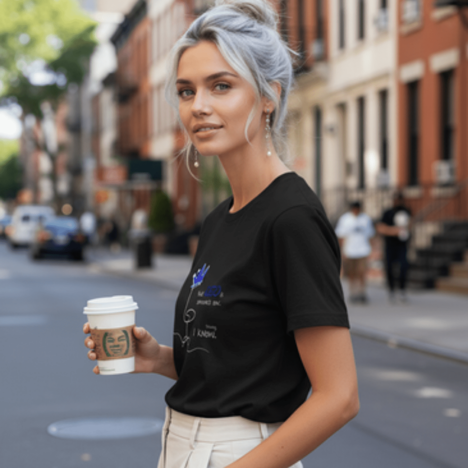 No Shit Shirts - Casual T-Shirt (Frontprint Large): Your CEO is someone’s son. Shocking, I know. - Casual T-Shirts - basic