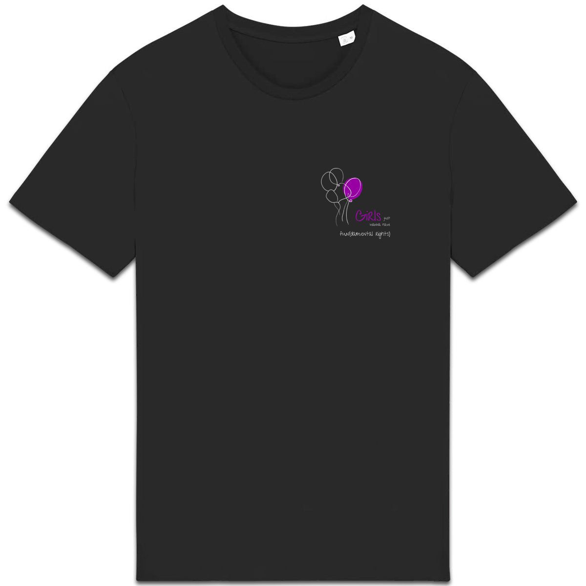 No Shit Shirts - Casual T-Shirt: Girls just wanna have fun(damental rights) - Casual T-Shirts - basic