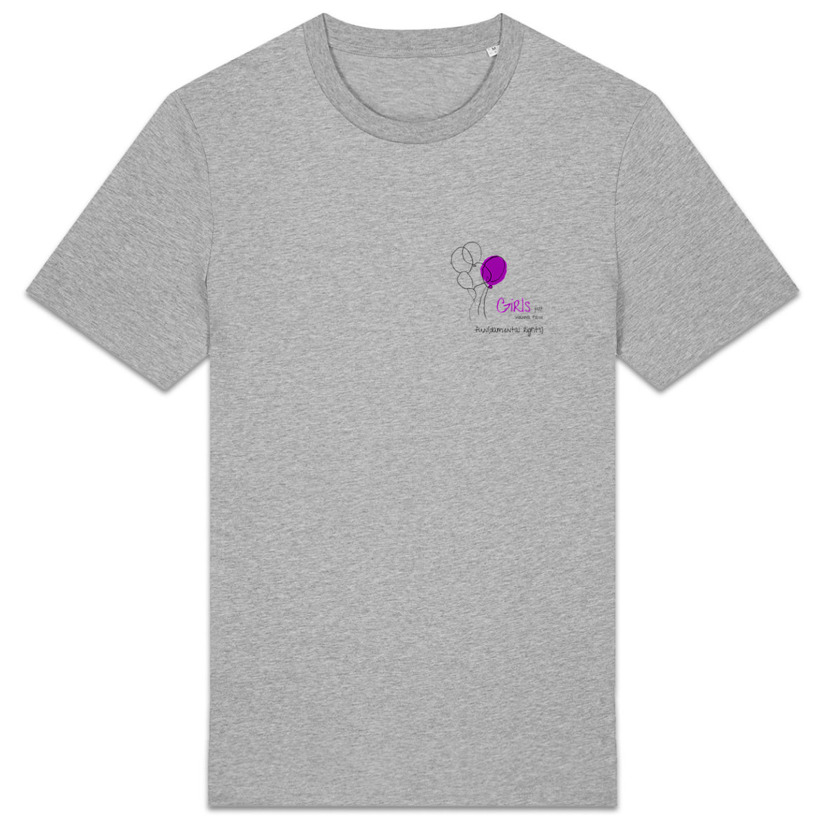 No Shit Shirts - Casual T-Shirt: Girls just wanna have fun(damental rights) - Casual T-Shirts - basic