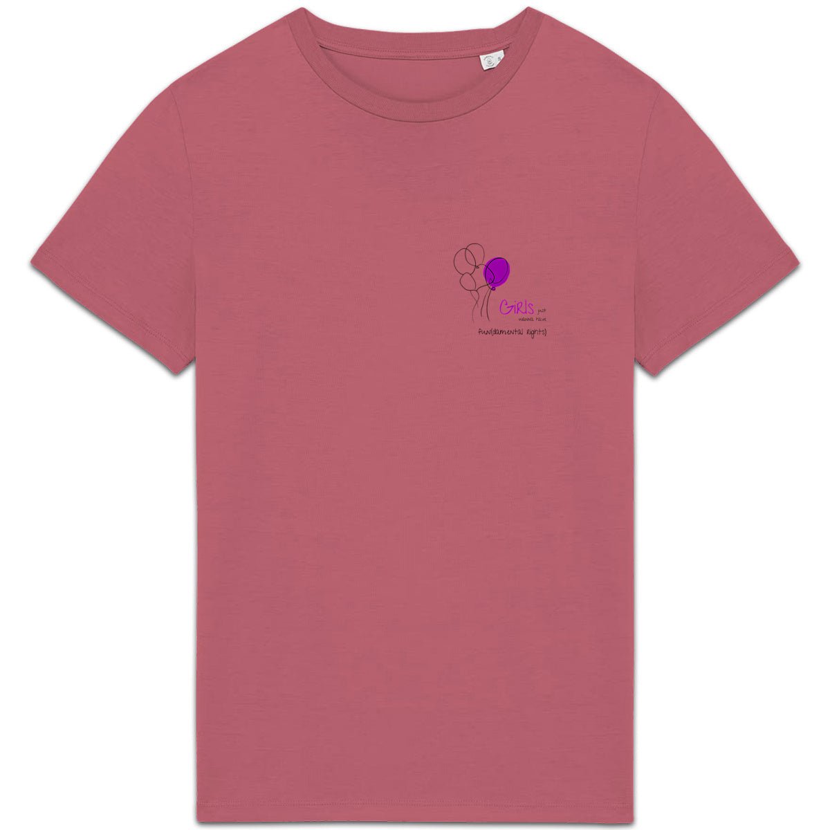 No Shit Shirts - Casual T-Shirt: Girls just wanna have fun(damental rights) - Casual T-Shirts - basic