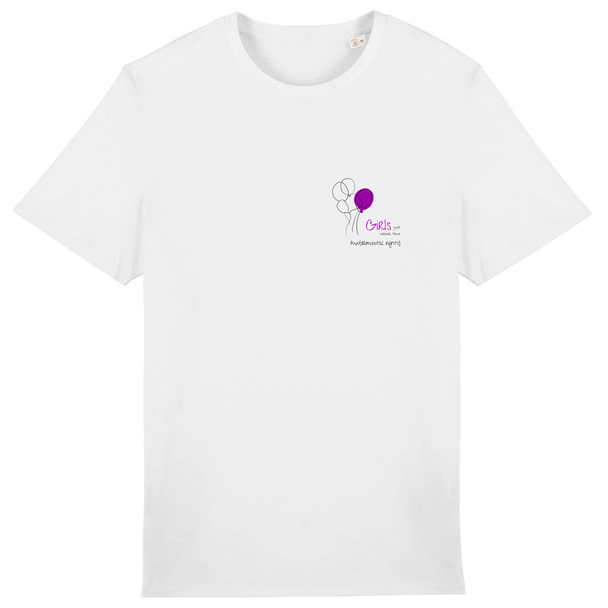 No Shit Shirts - Casual T-Shirt: Girls just wanna have fun(damental rights) - Casual T-Shirts - basic