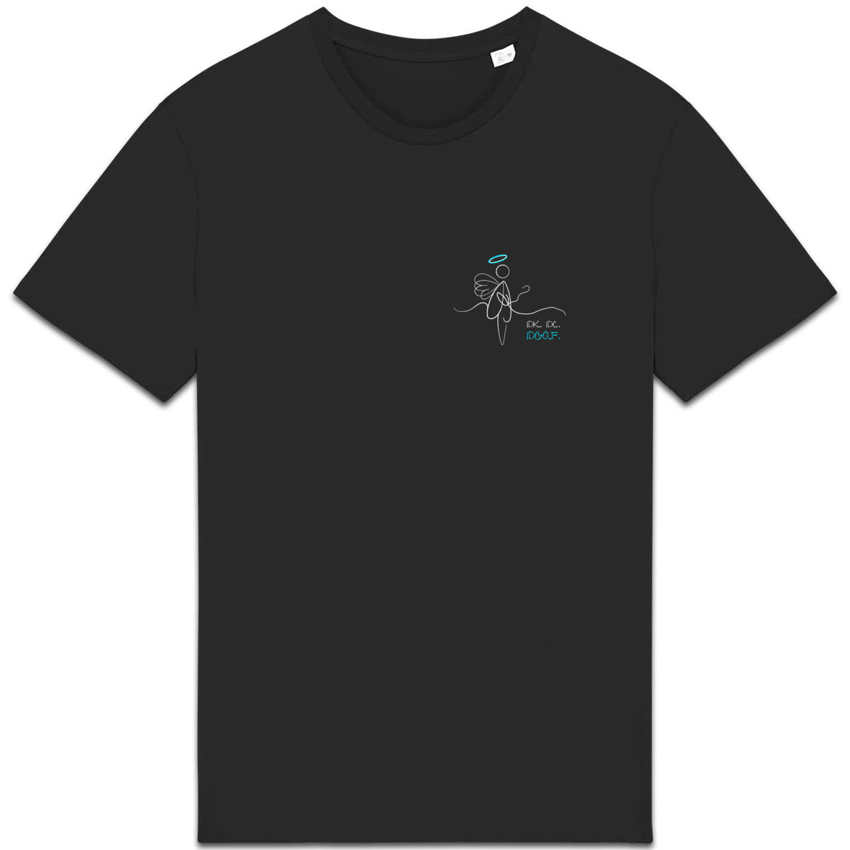 No Shit Shirts - Casual T-Shirt: IDK. IDC. IDGAF. - Casual T-Shirts - basic
