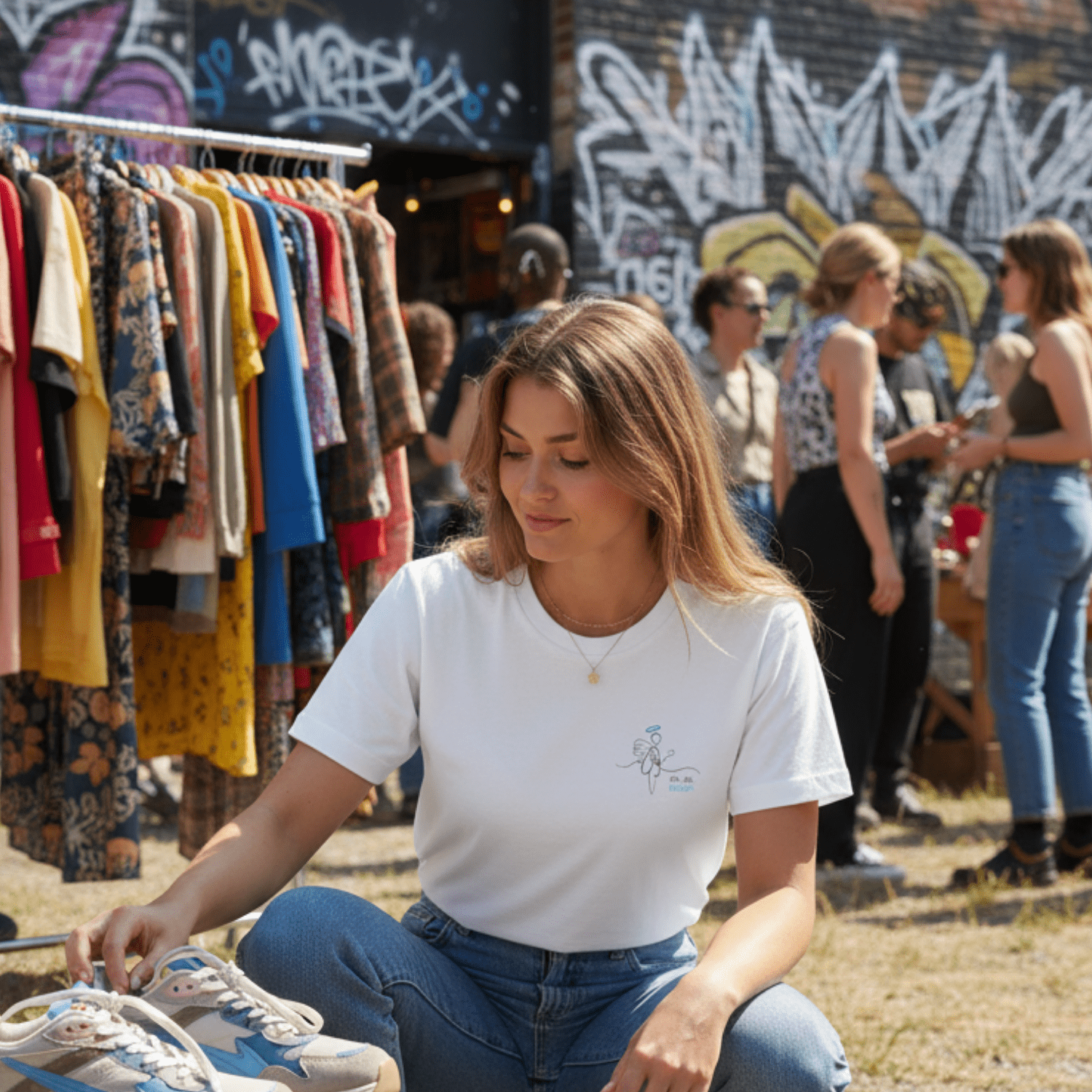 No Shit Shirts - Casual T-Shirt: IDK. IDC. IDGAF. - Casual T-Shirts - basic