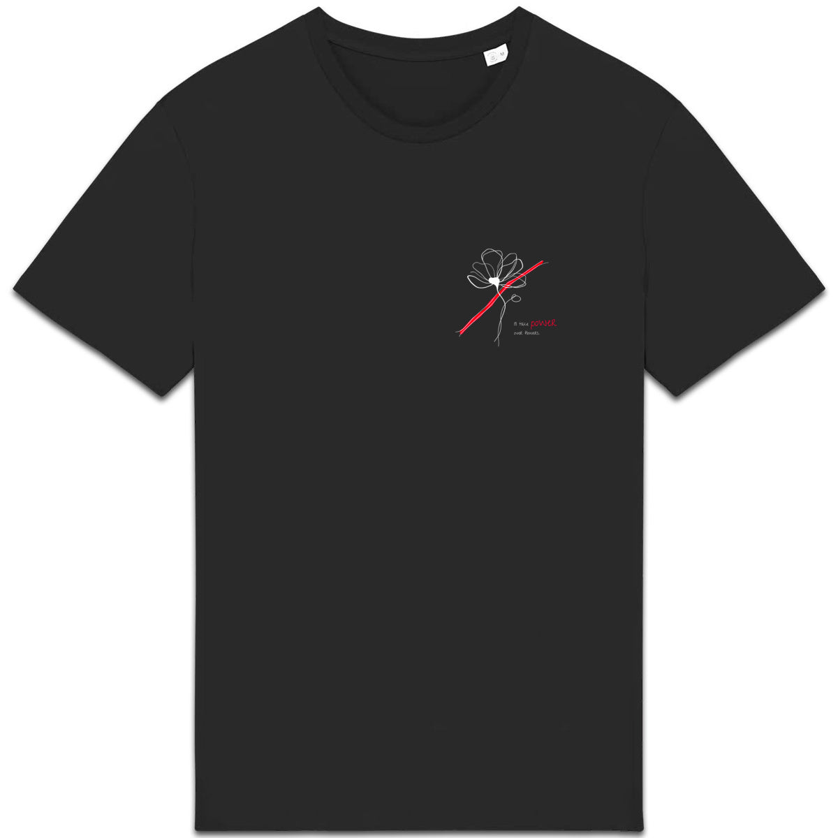 No Shit Shirts - Casual T-Shirt: I’ll take power over flowers - Casual T-Shirts - basic