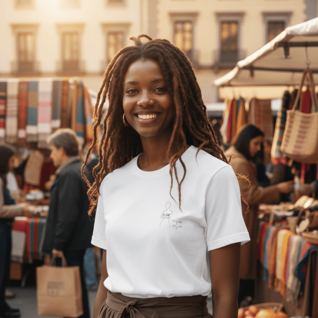 No Shit Shirts - Casual T-Shirt: My Body, My Rules - Body & Autonomy & Sexism - basic