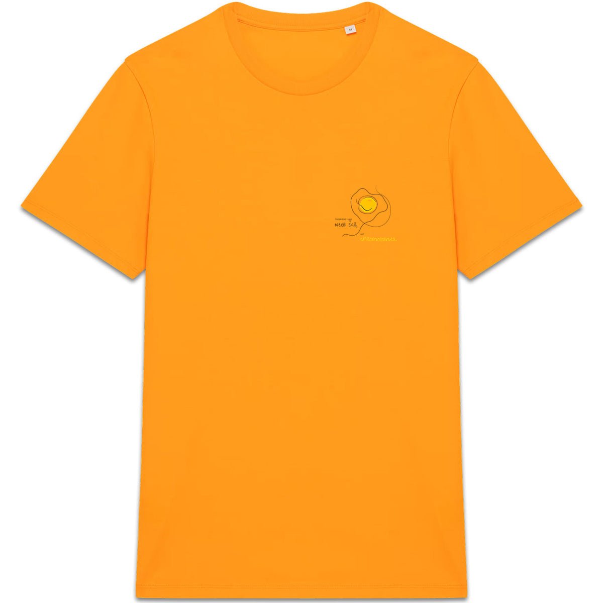 No Shit Shirts - Casual T-Shirt: Scrambled eggs need skill, not chromosomes. - Casual T-Shirts - basic