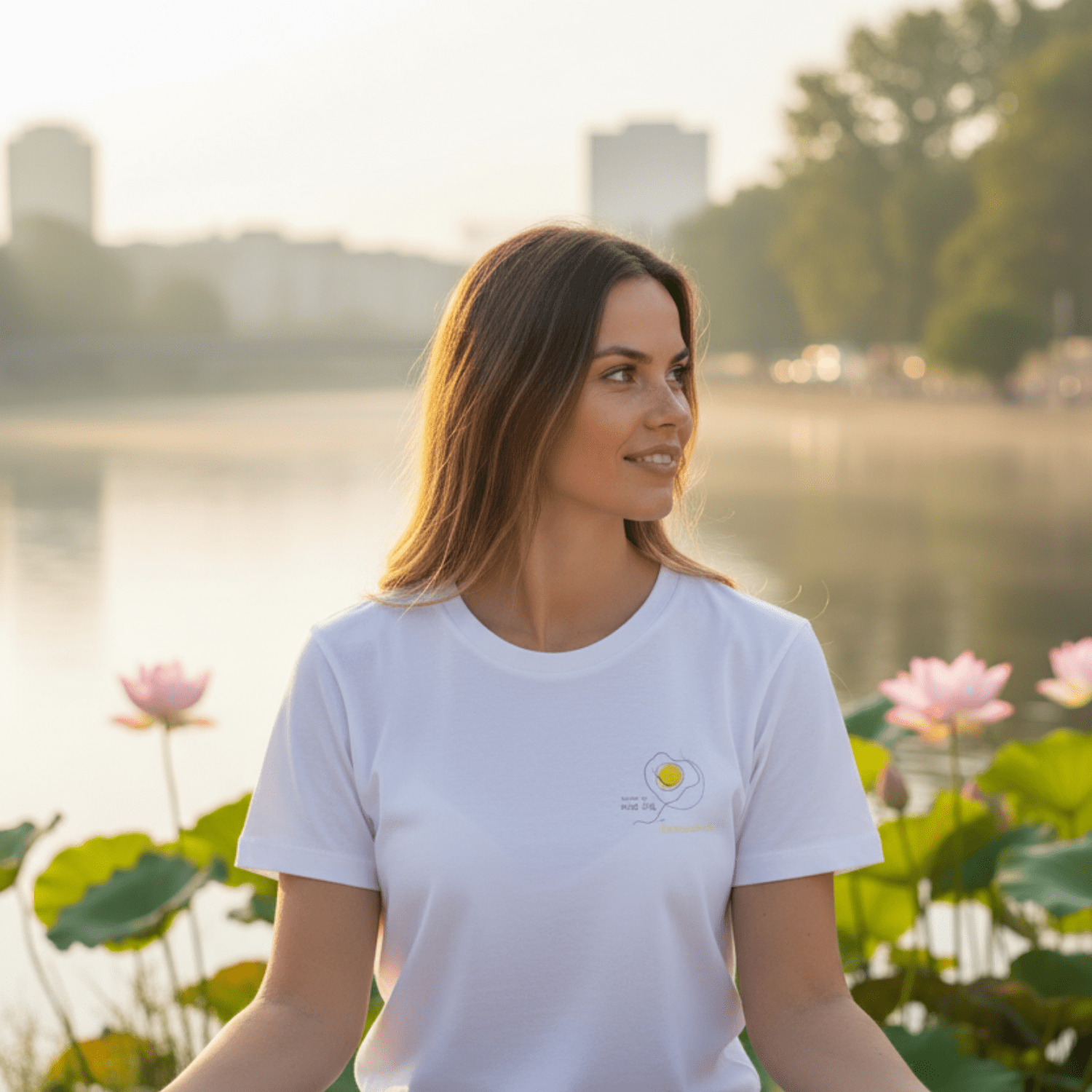 No Shit Shirts - Casual T-Shirt: Scrambled eggs need skill, not chromosomes. - Casual T-Shirts - basic