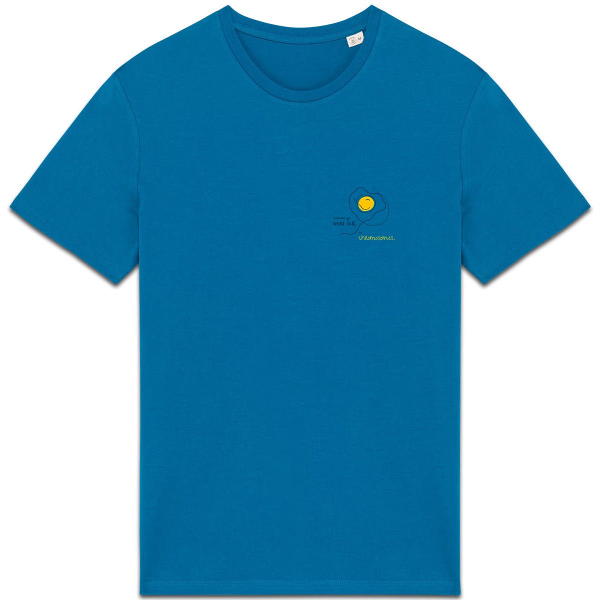 No Shit Shirts - Casual T-Shirt: Scrambled eggs need skill, not chromosomes. - Casual T-Shirts - basic