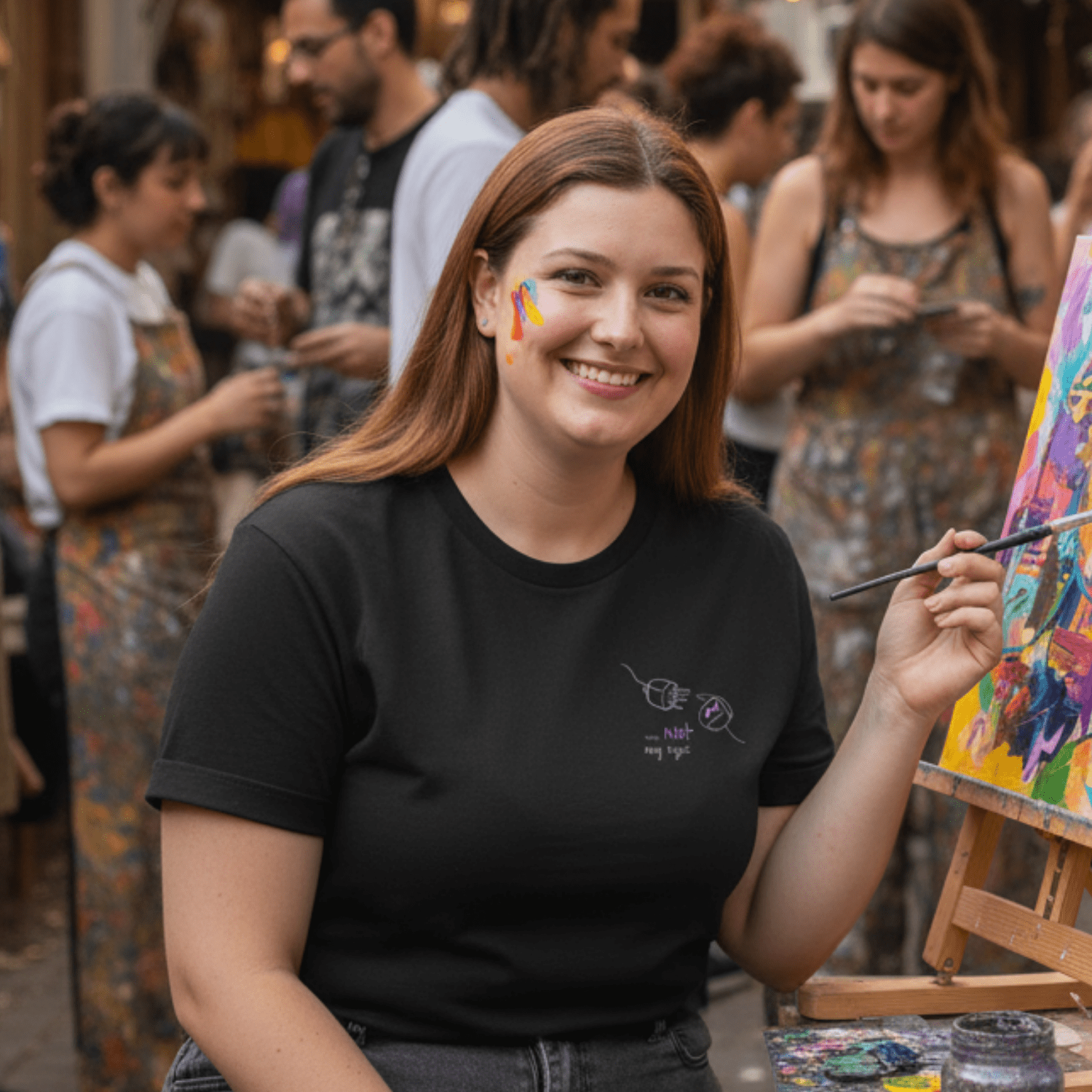 No Shit Shirts - Casual T-Shirt: Your not my type - Body & Autonomy & Sexism - basic