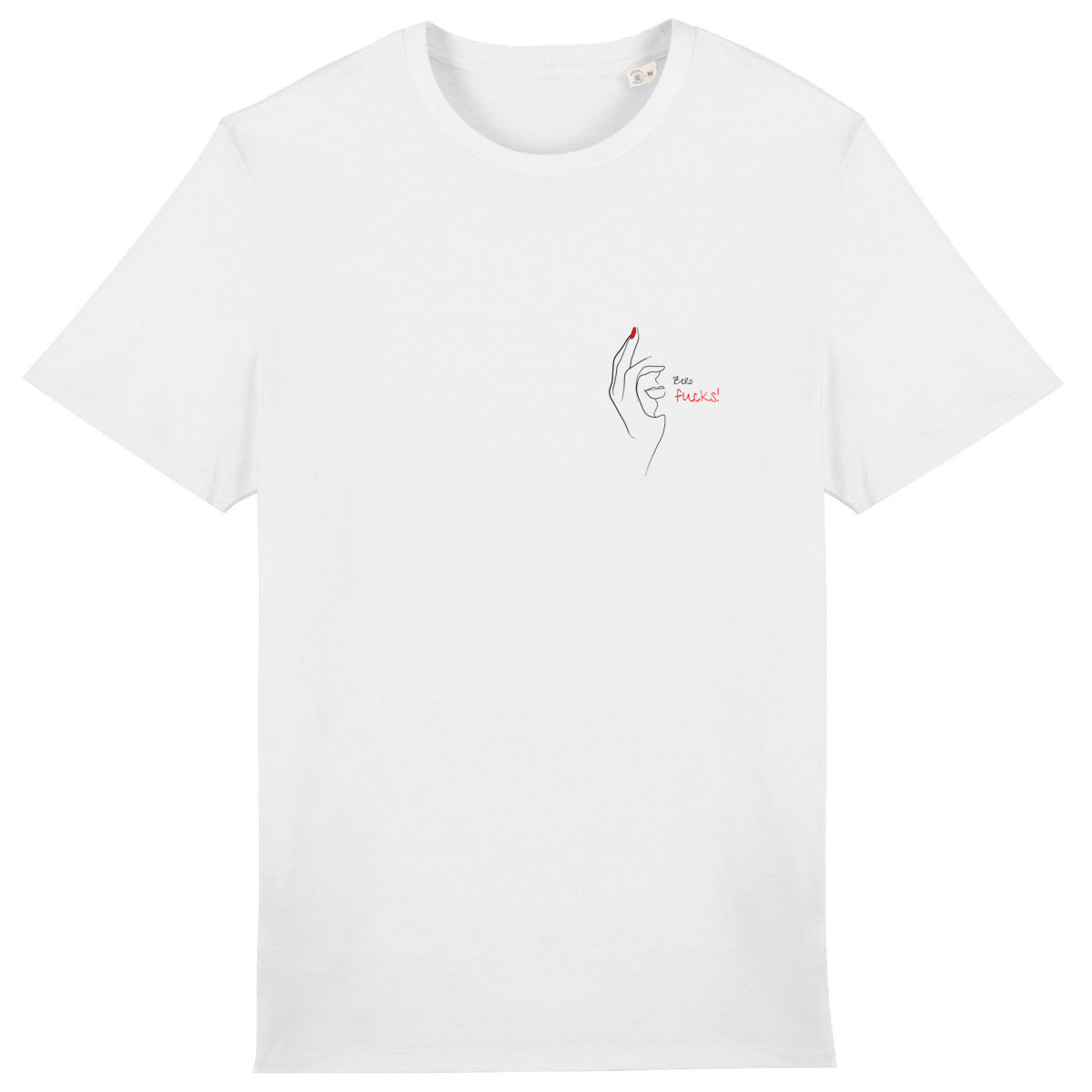 No Shit Shirts - Casual T-Shirt: Zero Fucks - Casual T-Shirts - basic