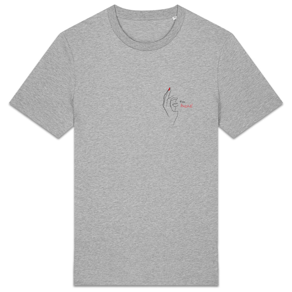 No Shit Shirts - Casual T-Shirt: Zero Fucks - Casual T-Shirts - basic