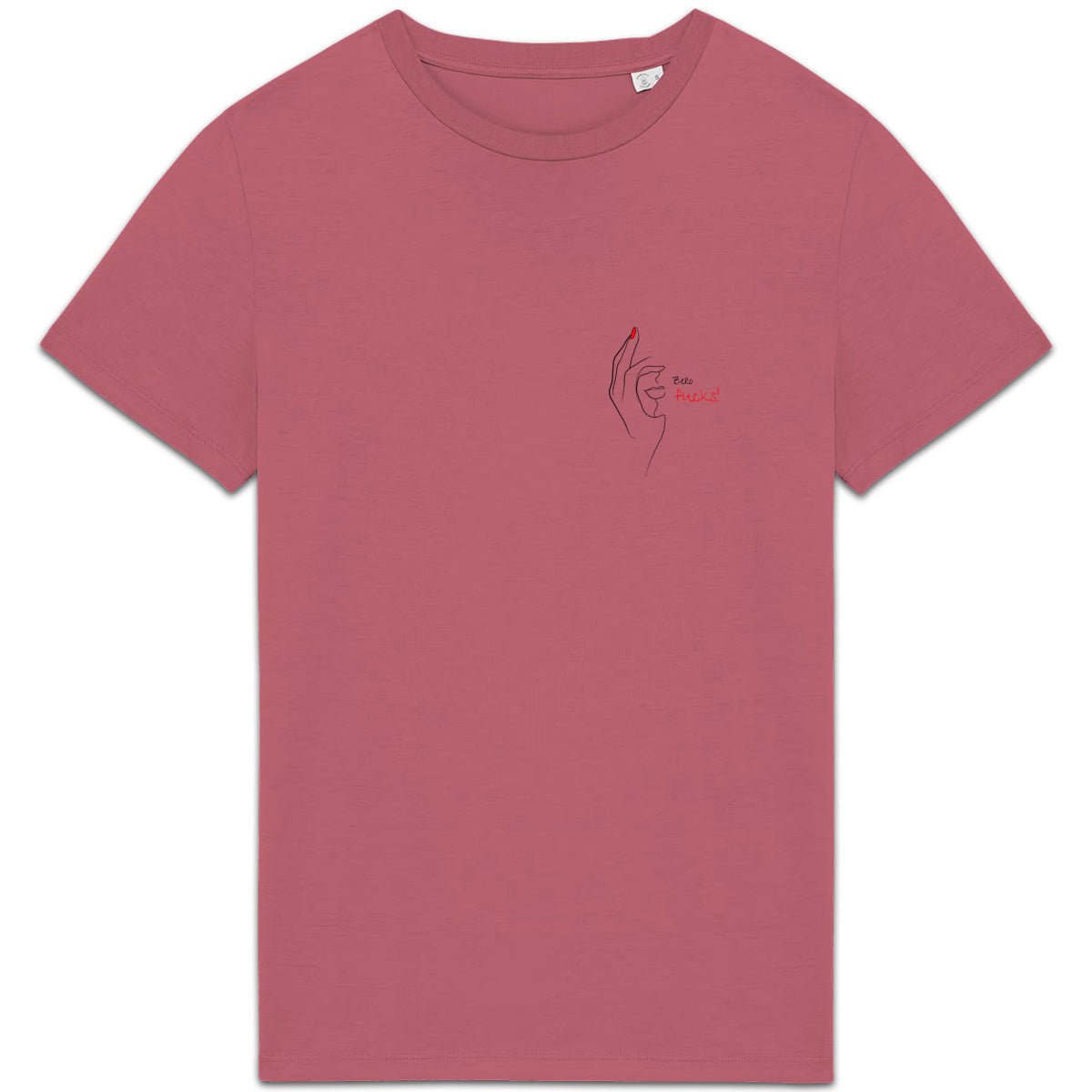 No Shit Shirts - Casual T-Shirt: Zero Fucks - Casual T-Shirts - basic