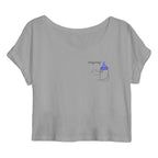 No Shit Shirts - Crop Shirt: Babysitting? That’s called parenting! - basic