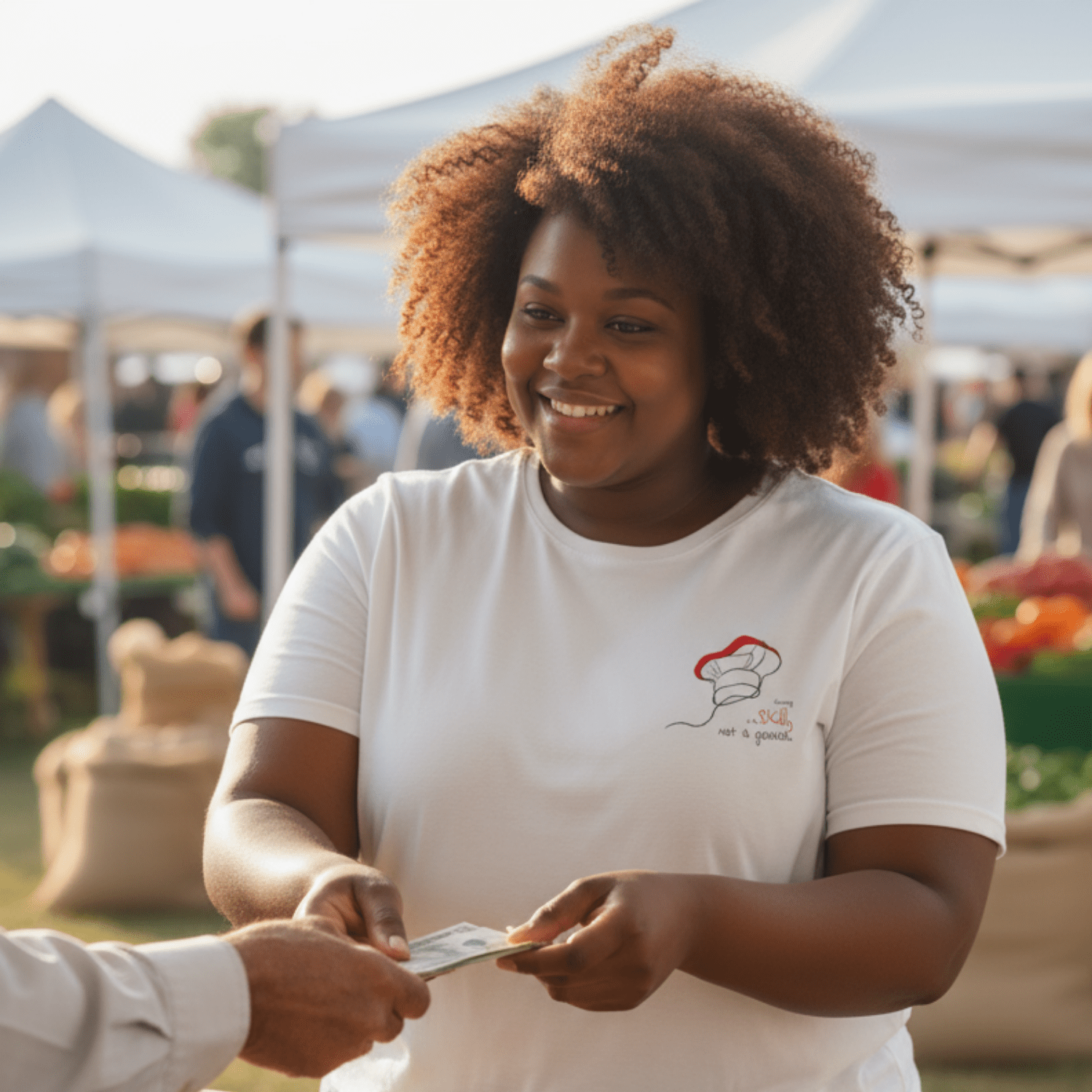 No Shit Shirts - Crop Shirt: Cooking is a skill, not a gender. - Crop Shirts - basic