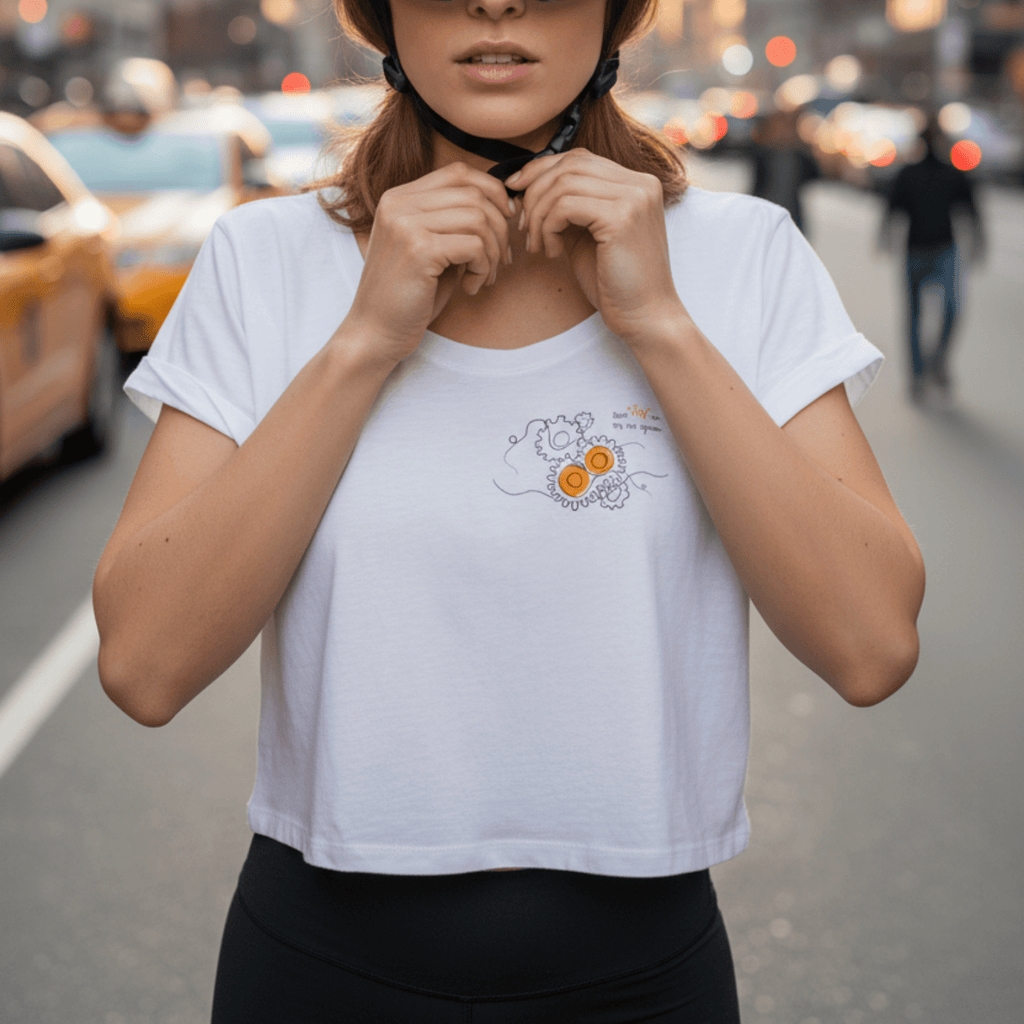 No Shit Shirts - Crop Shirt: Don’t “fix” me. Fix the system. - Crop Shirts - basic