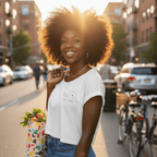 No Shit Shirts - Crop Shirt: Every chest deserves respect. Regardless of inventory. - Body & Autonomy & Sexism - basic