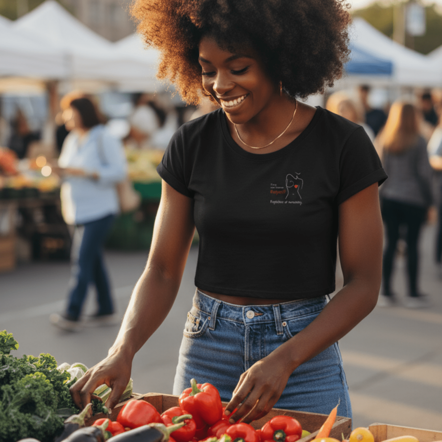 No Shit Shirts - Crop Shirt: Every chest deserves respect. Regardless of inventory. - Body & Autonomy & Sexism - basic