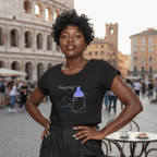 No Shit Shirts - Crop Shirt (Frontprint Large): Babysitting? That’s called parenting! - Crop Shirts - basic