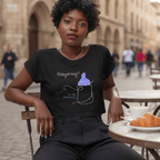 No Shit Shirts - Crop Shirt (Frontprint Large): Babysitting? That’s called parenting! - Crop Shirts - basic