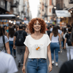 No Shit Shirts - Crop Shirt (Frontprint Large): Don’t “fix” me. Fix the system. - Crop Shirts - basic