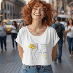 No Shit Shirts - Crop Shirt (Frontprint Large): Don’t tell me what to do, unless you’re paying me - Crop Shirts - basic