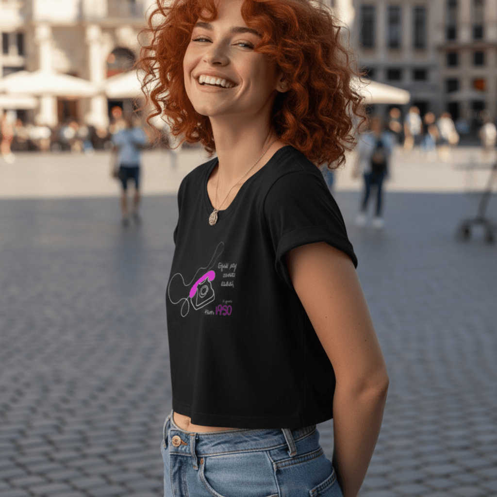 No Shit Shirts - Crop Shirt (Frontprint Large): Equal pay sounds radical… if you’re from 1950. - Crop Shirts - basic