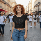 No Shit Shirts - Crop Shirt (Frontprint Large): Every chest deserves respect. Regardless of inventory. - Body & Autonomy & Sexism - basic