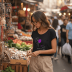 No Shit Shirts - Crop Shirt (Frontprint Large): Girls just wanna have fun(damental rights) - Crop Shirts - basic