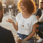 No Shit Shirts - Crop Shirt (Frontprint Large): I didn’t come from your rib. - Body & Autonomy & Sexism - basic