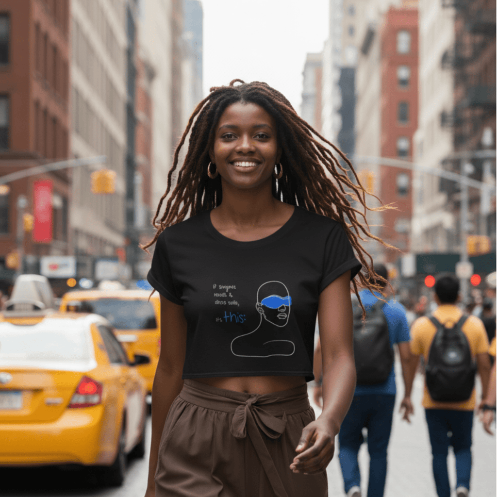 No Shit Shirts - Crop Shirt (Frontprint Large): If anyone needs a dress code, it’s this: - Crop Shirts - basic