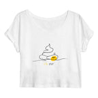 No Shit Shirts - Crop Shirt (Frontprint Large): No Shit! - Crop Shirts - basic