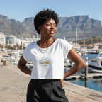 No Shit Shirts - Crop Shirt (Frontprint Large): No Shit! - Crop Shirts - basic