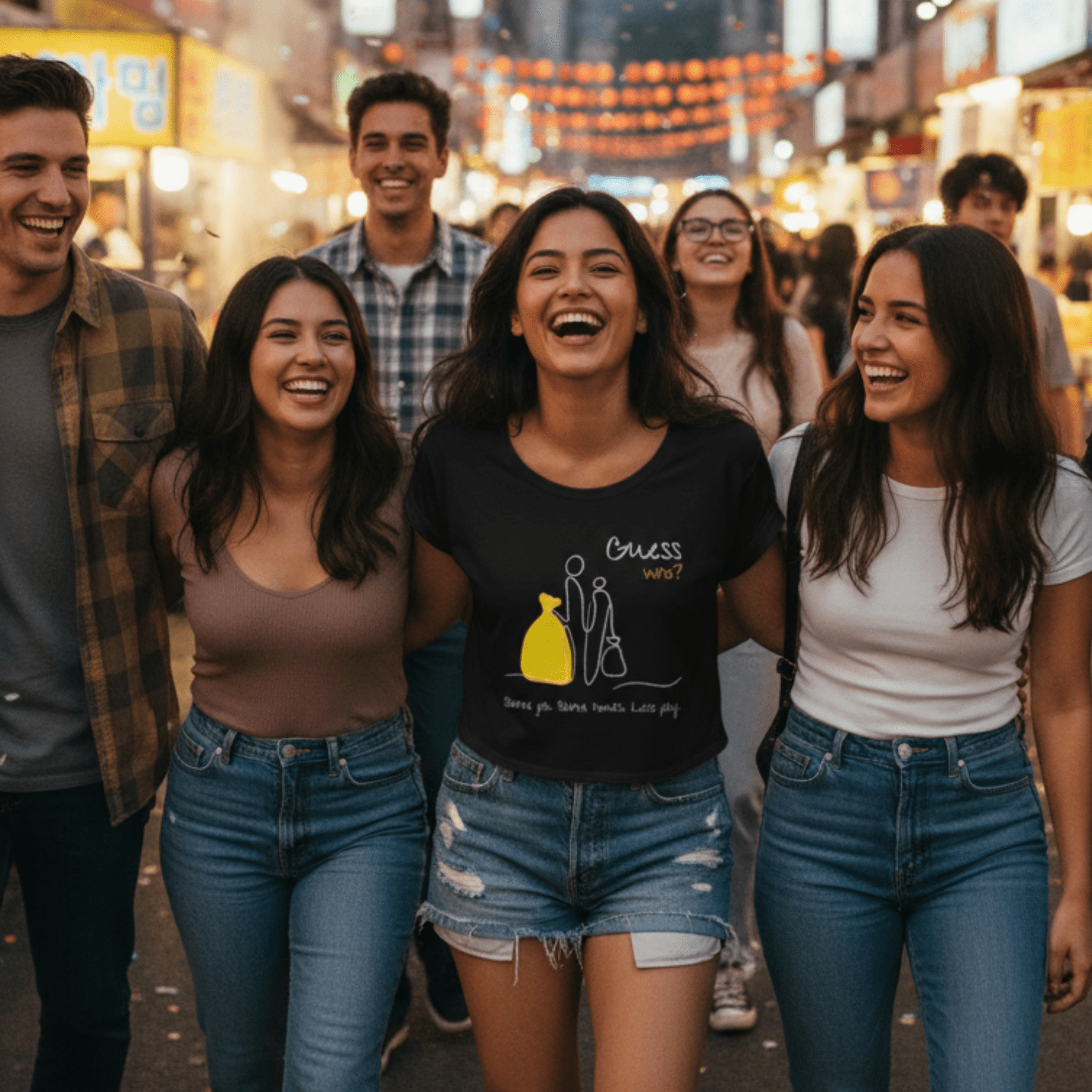 No Shit Shirts - Crop Shirt (Frontprint Large): Same job. Same hours. Less pay. Guess who? - Crop Shirts - basic