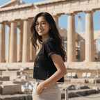 No Shit Shirts - Crop Shirt (Frontprint Large): Support women, even when they don’t share your last name. - Crop Shirts - basic