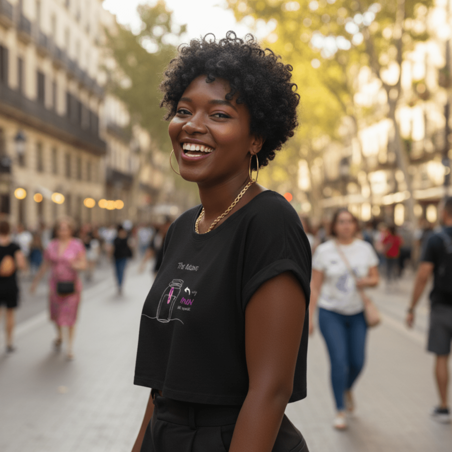 No Shit Shirts - Crop Shirt (Frontprint Large): The reasons why men are superior: - Crop Shirts - basic