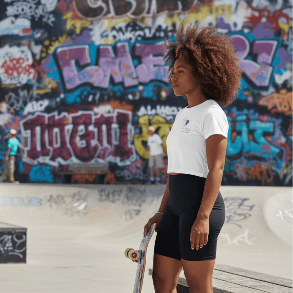 No Shit Shirts - Crop Shirt: Girls just wanna have fun(damental rights) - Crop Shirts - basic