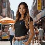 No Shit Shirts - Crop Shirt: Interrupted since birth. - Crop Shirts - basic