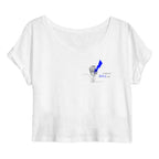 No Shit Shirts - Crop Shirt: Interrupted since birth. - Crop Shirts - basic