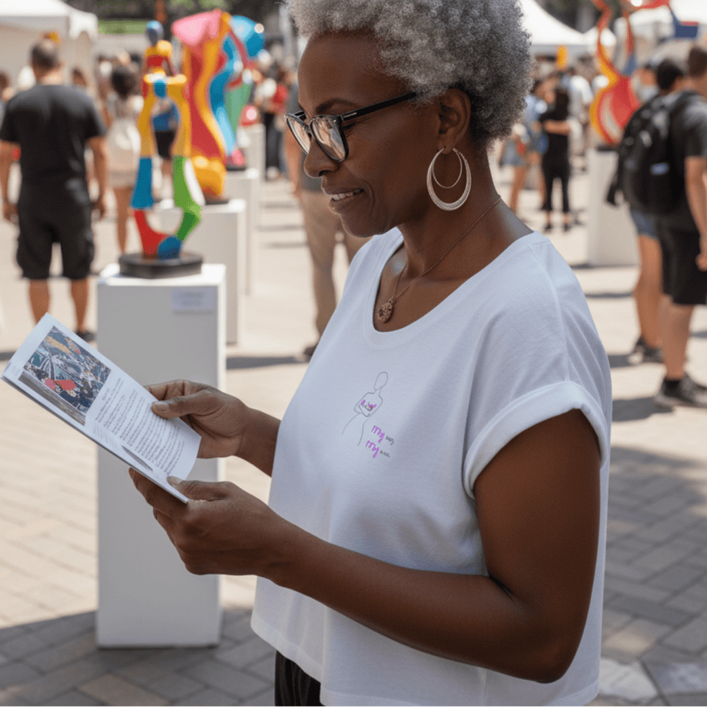 No Shit Shirts - Crop Shirt: My Body, My Rules - Body & Autonomy & Sexism - basic