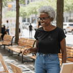 No Shit Shirts - Crop Shirt: My Body, My Rules - Body & Autonomy & Sexism - basic