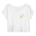 No Shit Shirts - Crop Shirt: Not your honey - Body & Autonomy & Sexism - basic