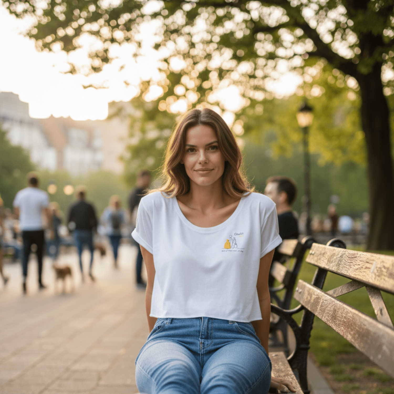 No Shit Shirts - Crop Shirt: Same job. Same hours. Less pay. Guess who? - Crop Shirts - basic