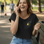 No Shit Shirts - Crop Shirt: Same job. Same hours. Less pay. Guess who? - Crop Shirts - basic