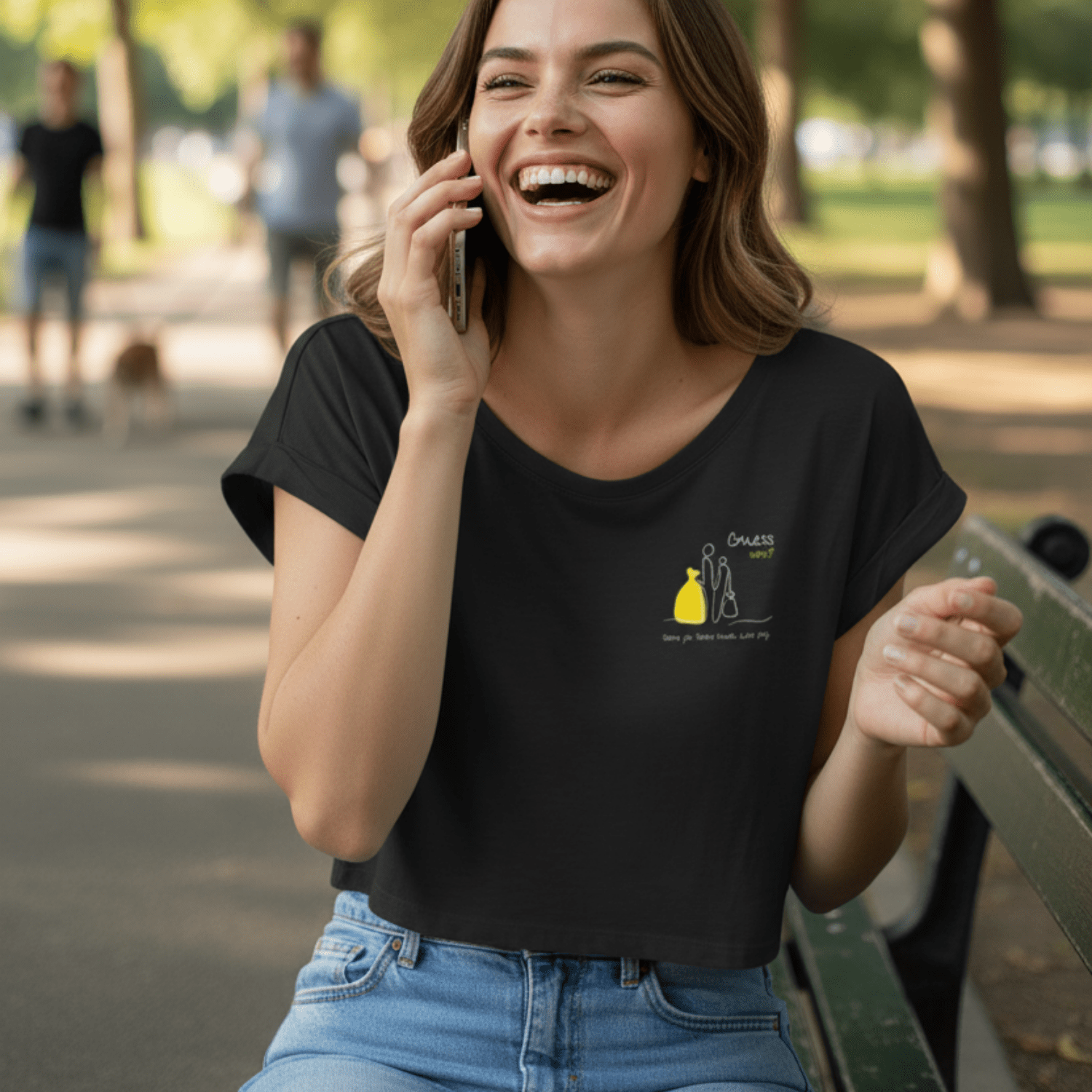 No Shit Shirts - Crop Shirt: Same job. Same hours. Less pay. Guess who? - Crop Shirts - basic