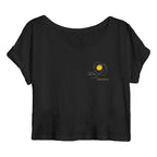 No Shit Shirts - Crop Shirt: Scrambled eggs need skill, not chromosomes. - basic