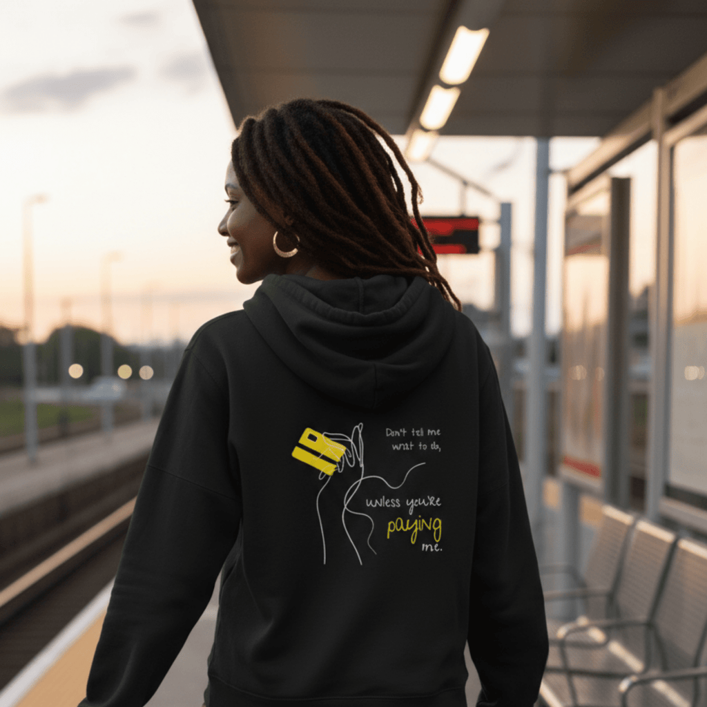 No Shit Shirts - Hoodie (Backprint): Don’t tell me what to do, unless you’re paying me - Hoodies - basic